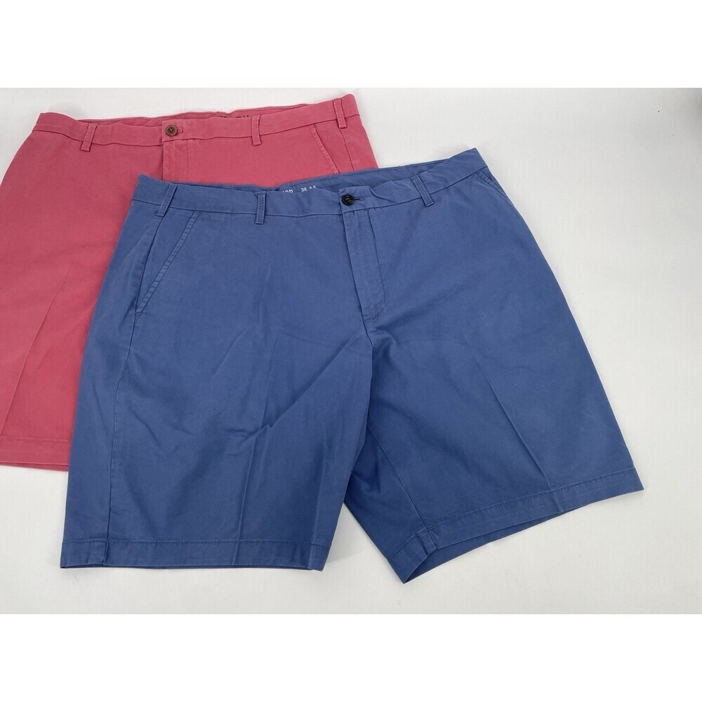 IZOD Saltwater Stretch Pastel Shorts 38 40 Mint Blue Red Lot 3 Boat Casual - Picture 3 of 16